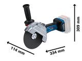 Bosch GWS 18V-180 PC BITURBO Angle Grinder 180mm 18V Bare Unit