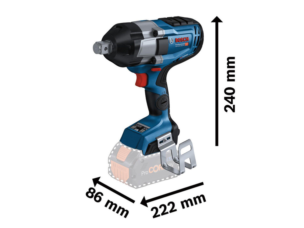 Bosch GDS 18V-1050 HC Pro BITURBO 3/4in Impact Wrench 18V Bare Unit