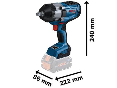 Bosch GDS 18V-1000 Pro BITURBO Impact Wrench
