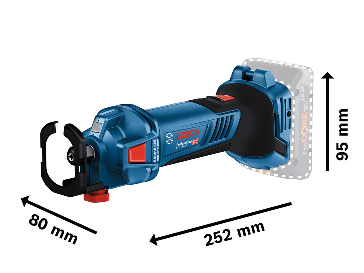 Bosch GCU 18V-30 Professional Drywall Router 18V Bare Unit