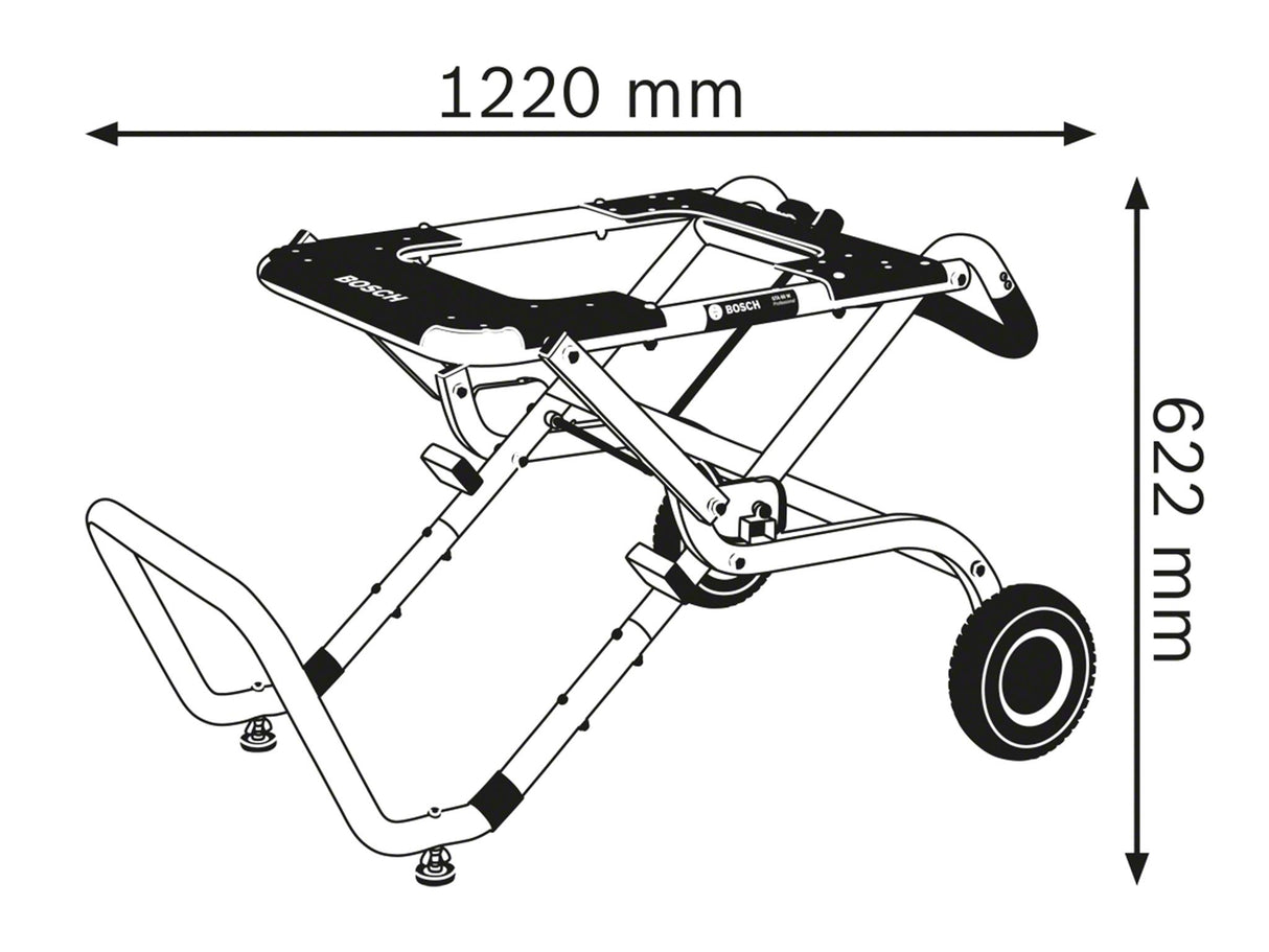 Bosch GTA 60 W Professional Table Saw Stand