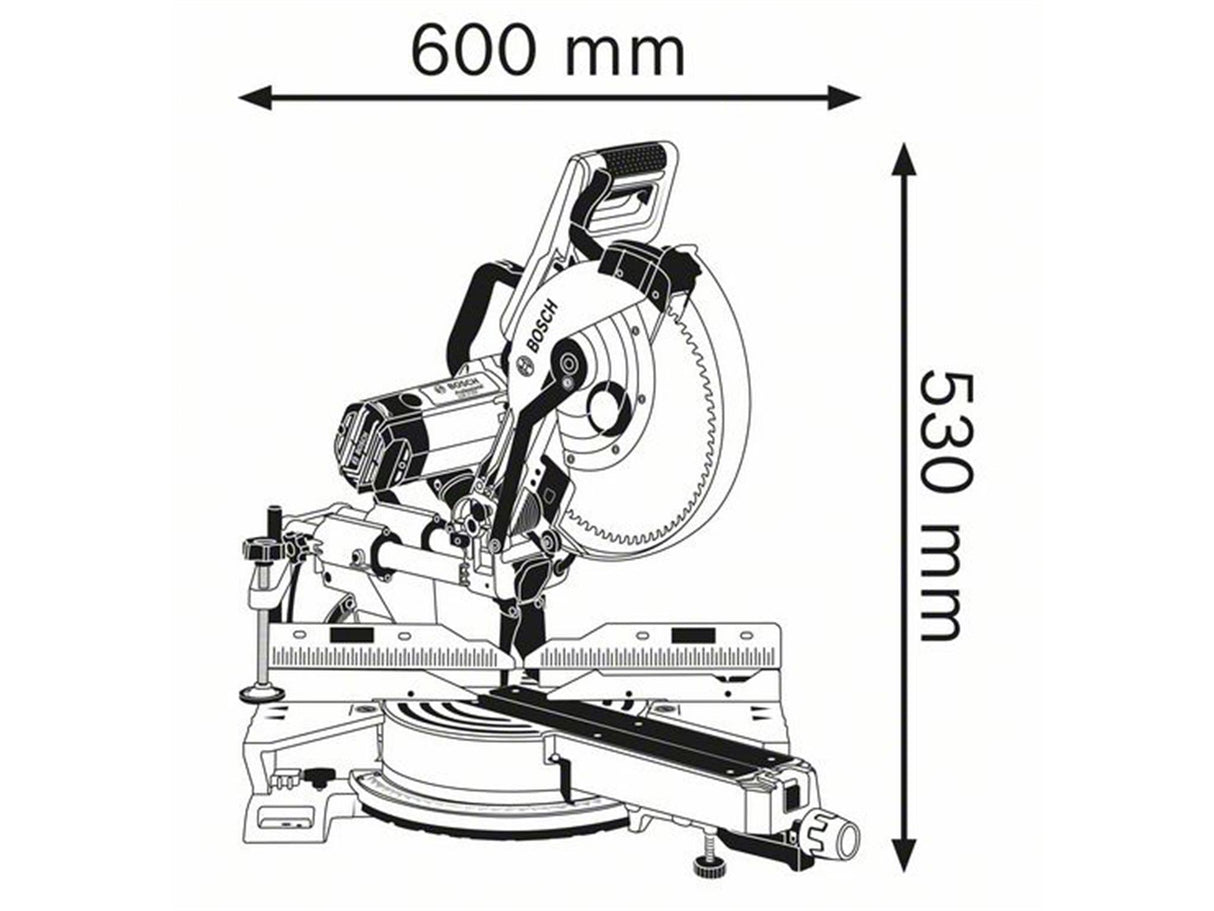 Bosch GCM 12 SDE Professional Sliding Mitre Saw