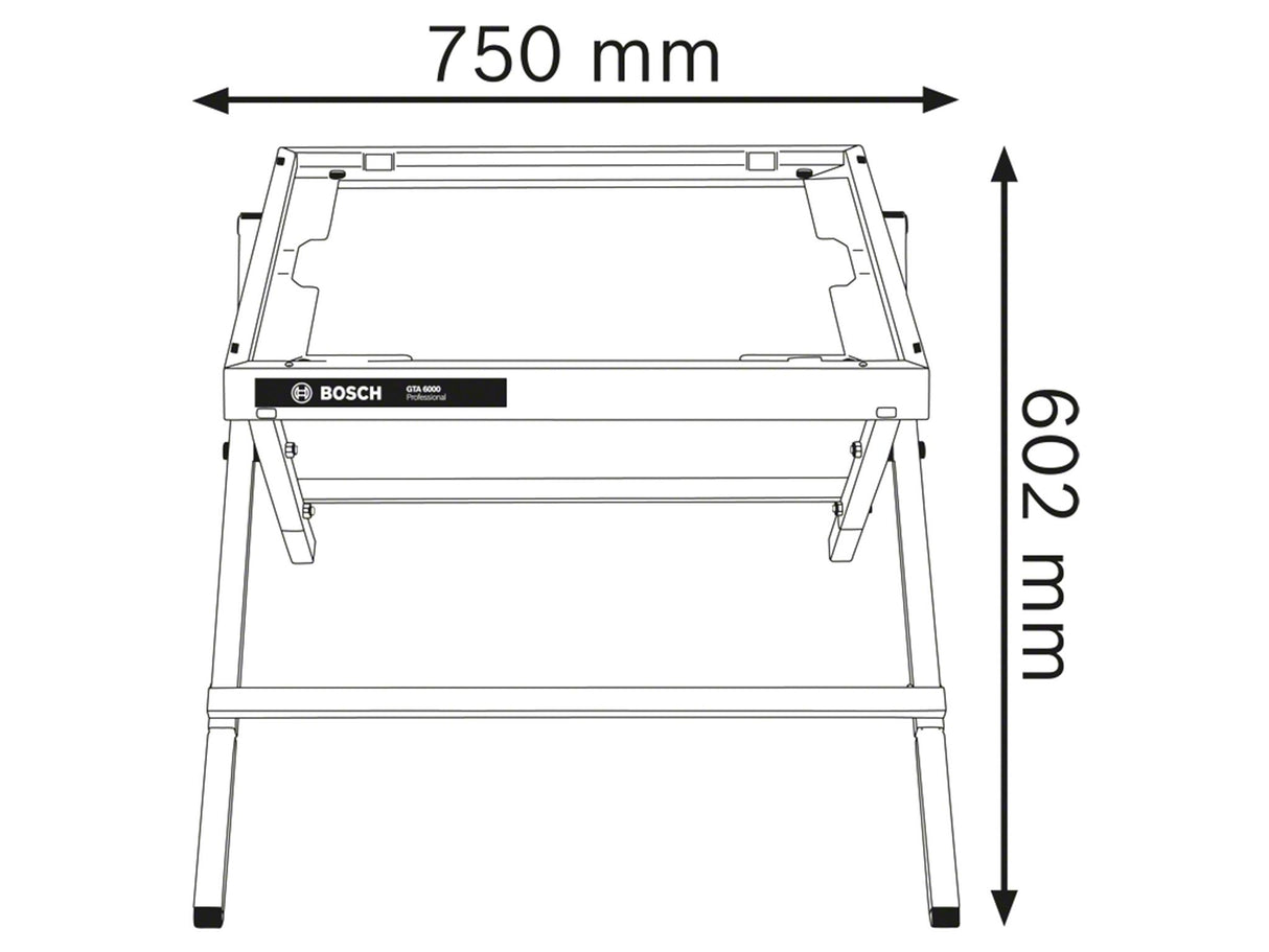 Bosch GTA 6000 Professional Saw Stand