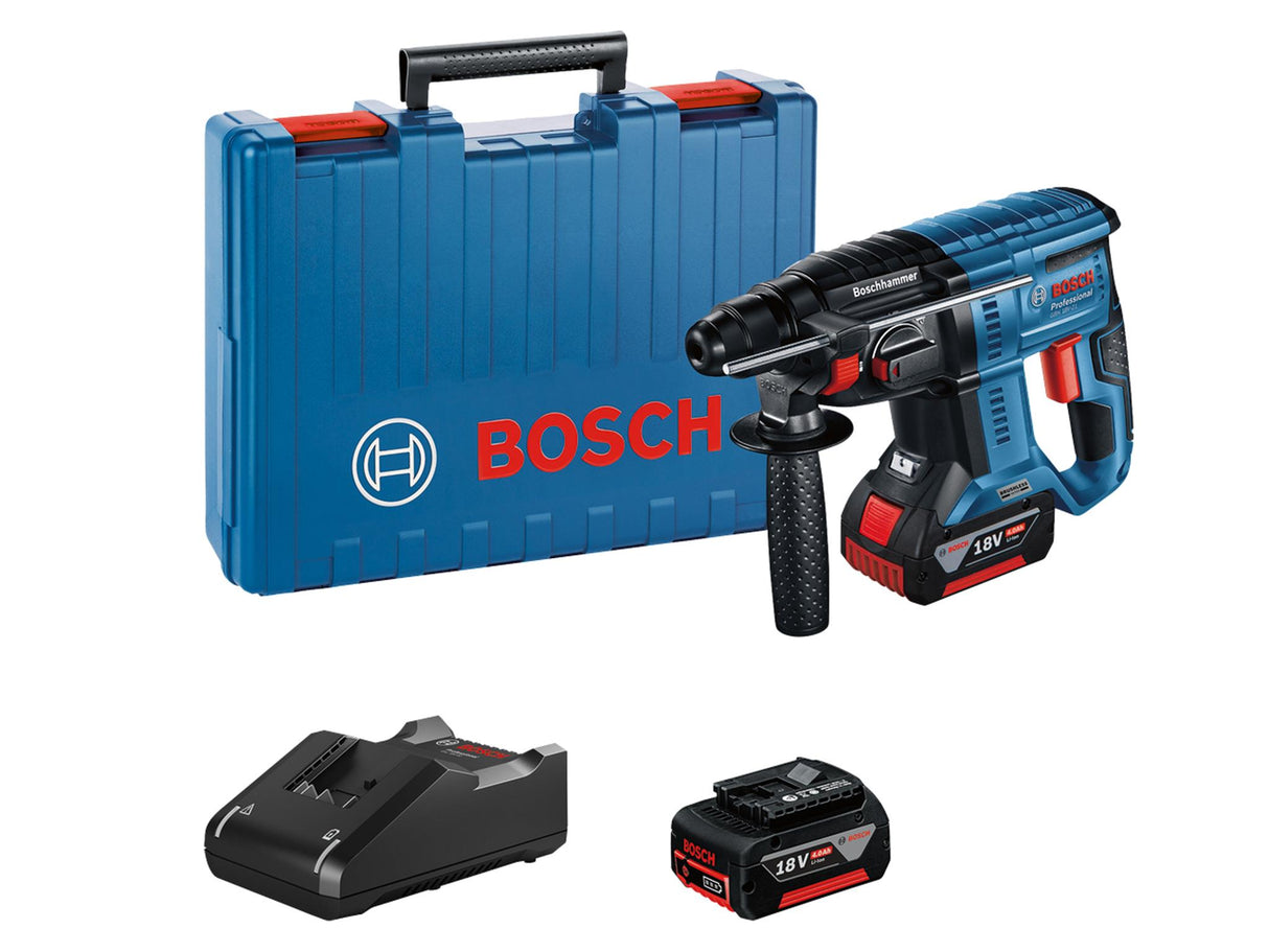 Bosch GBH 18V-21 Professional SDS-Plus Rotary Hammer 18V 2 x 4.0Ah Li-ion