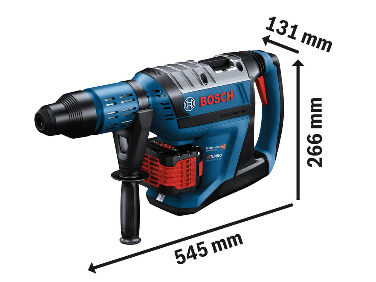 Bosch GBH 18V-45 C Pro BITURBO SDS-Max Rotary Hammer