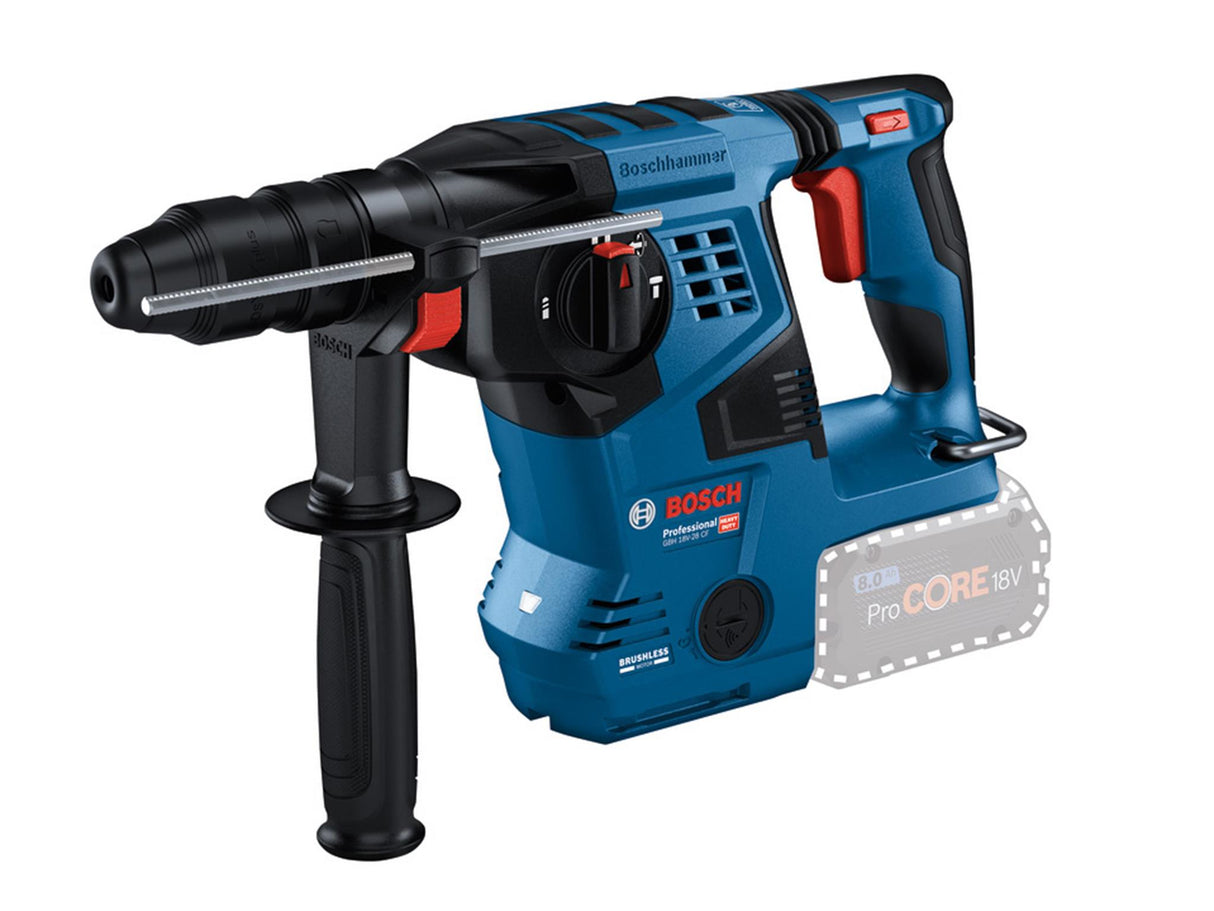 Bosch GBH 18V-28 CF Pro BITURBO SDS-Plus Rotary Hammer