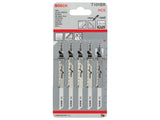 Bosch T101BR Clean for Wood Jigsaw Blades Pack of 5