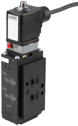 Burkert - Type 6519 - Solenoid valve for pneumatics, 3/2-, 5/2- or 5/3-way pilot-operated