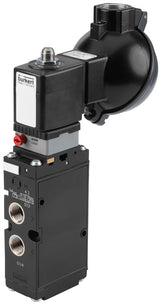 Burkert - Type 6519 - Solenoid valve for pneumatics, 3/2-, 5/2- or 5/3-way pilot-operated