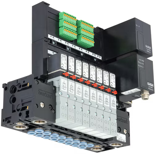 Burkert Type 8640 - Modular valve island for pneumatics