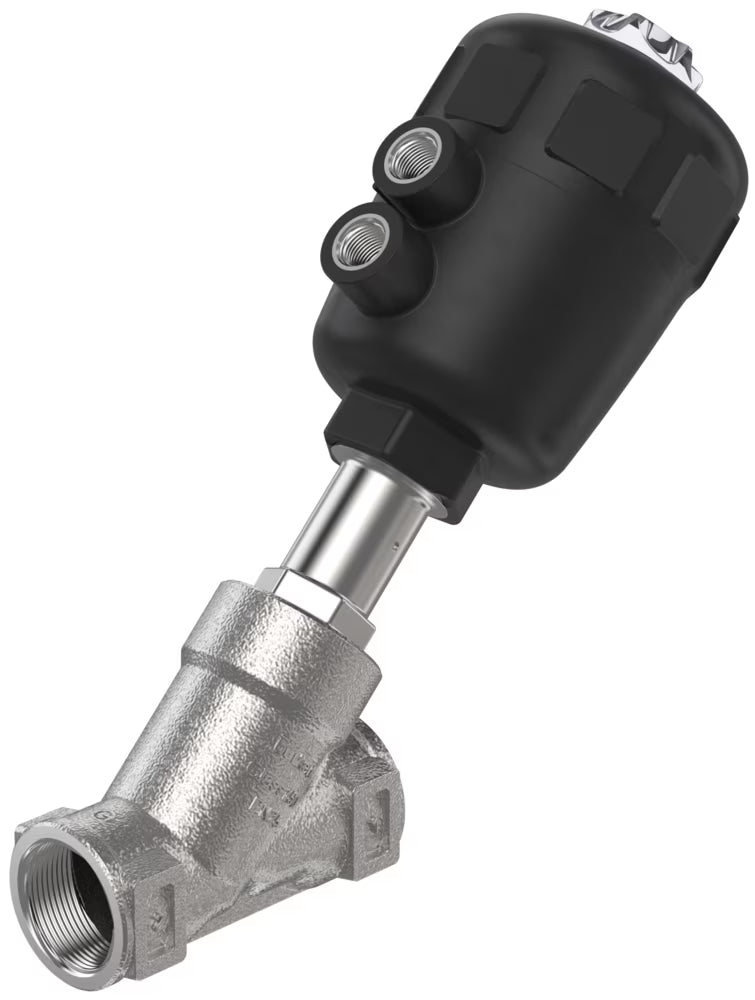 Burkert Type 2000 - Pneumatically actuated 2/2-way angle seat valve CLASSIC