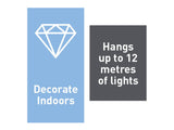 Command Clear Decorating Clips with Clear Strips (Pack 20)