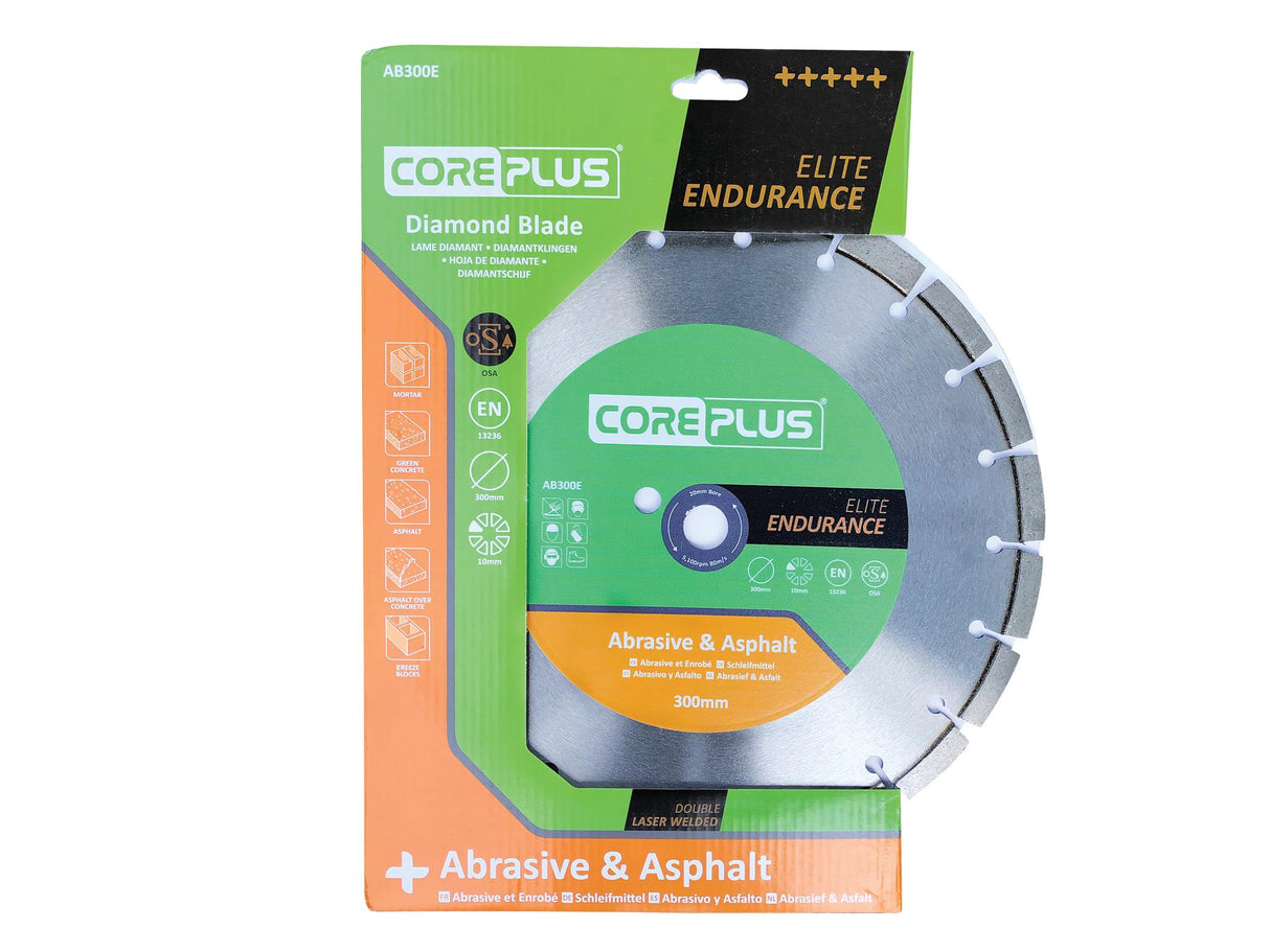 CorePlus Elite Abrasive & Asphalt Diamond Blade