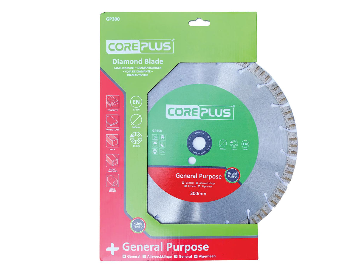 CorePlus General-Purpose Hybrid Turbo Diamond Blade