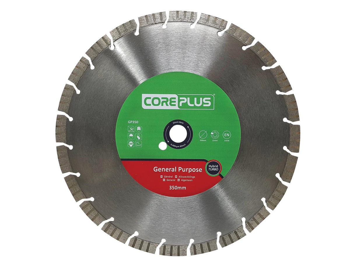 CorePlus General-Purpose Hybrid Turbo Diamond Blade