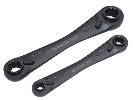 Crescent® X6™ Ratcheting Spanner Set, 2 Piece