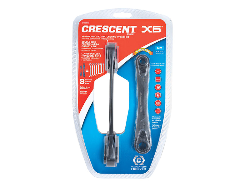 Crescent® X6 Ratcheting Spanner Set, 2 Piece