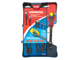 Crescent® X6 Open End Ratcheting Spanner Set, 7 Piece