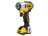 DEWALT DCF902D2 XR Brushless Sub-Compact 3/8in Impact Wrench 12V 2 x 2.0Ah Li-ion