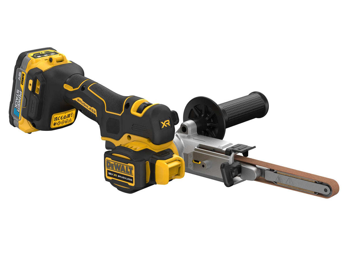 DEWALT DCM200E2T XR Brushless Band File 18V 2 x 1.7Ah POWERSTACK Li-ion