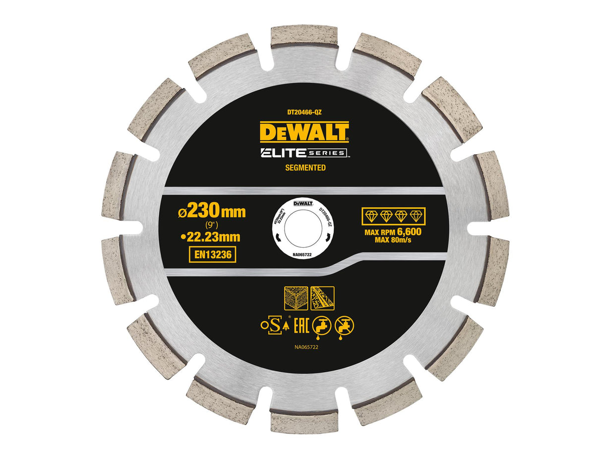 DEWALT ELITE SERIES Asphalt Diamond Wheel, Segmented