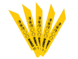 DEWALT Bi-Metal Reciprocating Blades, Metal Cutting