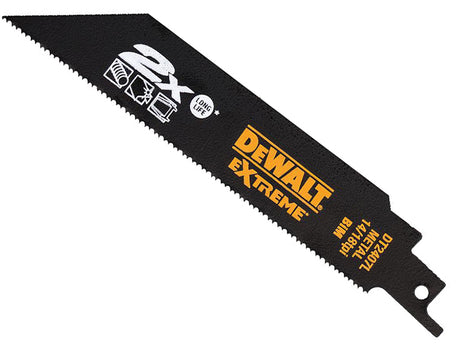 DEWALT 2X Life Reciprocating Blade, Metal Cutting