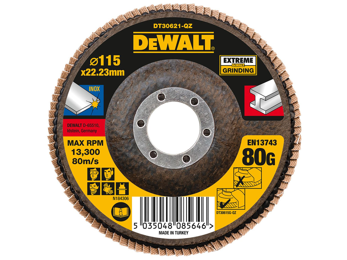 DEWALT Extreme Flap Disc 115mm