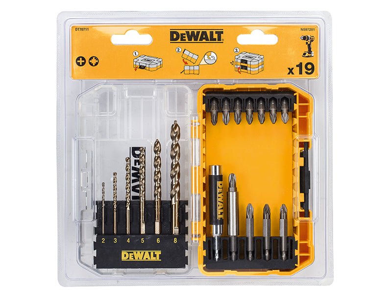 DEWALT DT70711 Extreme 2 Metal Drill Drive Set, 19 Piece