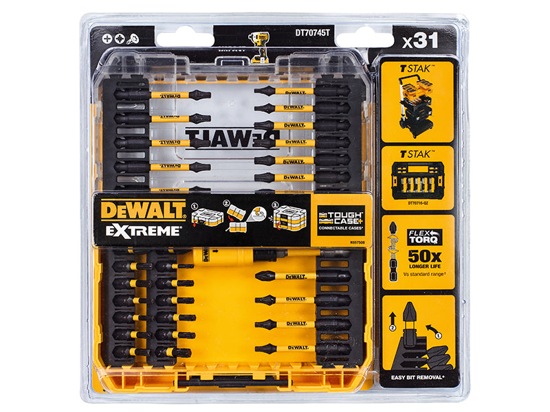 DEWALT DT70745T FLEXTORQ Screwdriving Set, 31 Piece