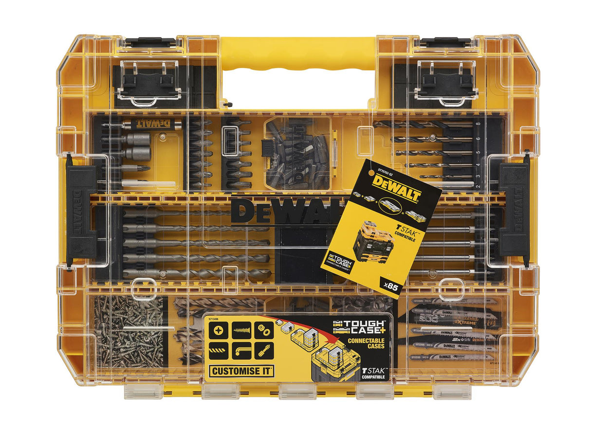 DEWALT DT70762 Mixed Drill & Bit Set, 85 Piece