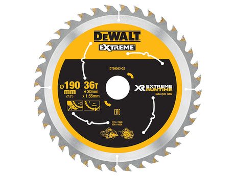 DEWALT XR FlexVolt Circular Saw Blade