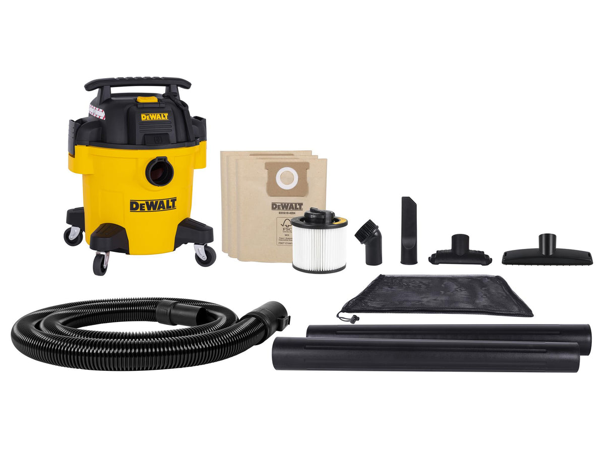 DEWALT Vacuum DXV20PTA Wet & Dry Vacuum with Power Tool Activation 1050W 240V