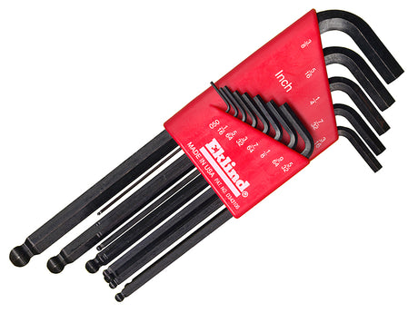 Eklind REK13213 Imperial Long Ball End Hex L-Key Set, 13 Piece