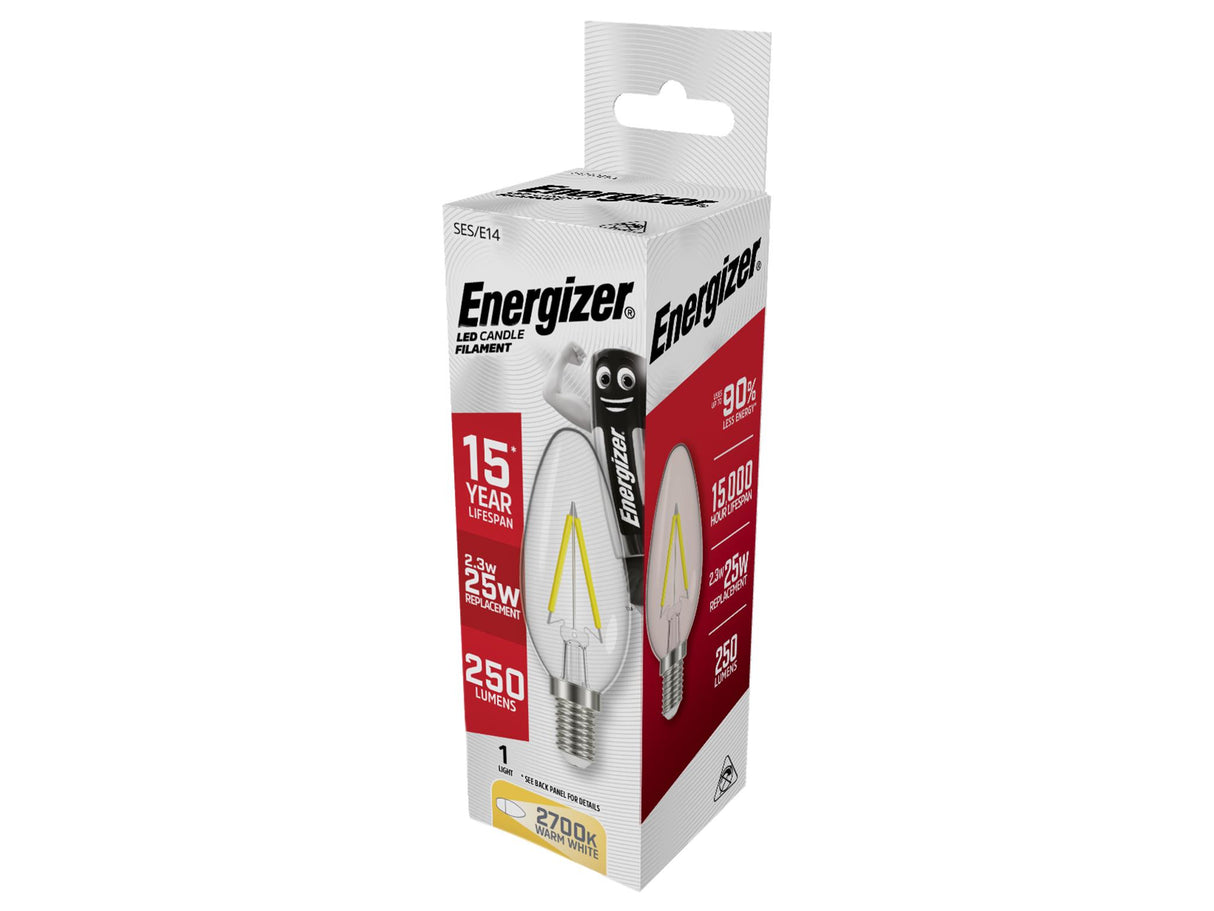 Energizer® LED Candle Filament Non-Dimmable Bulb