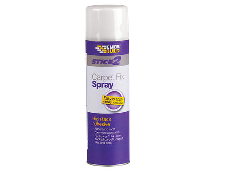 Everbuild Sika Carpet Fix Spray Adhesive Aerosol 500ml