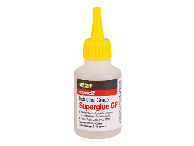 Everbuild Sika Industrial Superglue, GP