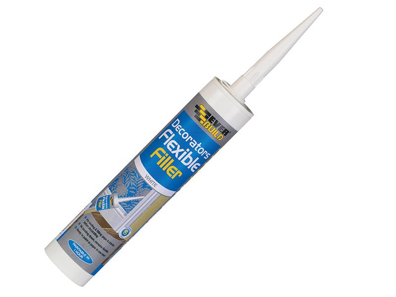 Everbuild Sika Flexible Decorator's Filler White 290ml
