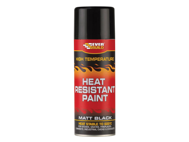 Everbuild Sika Heat Resistant Paint Aerosol 400ml