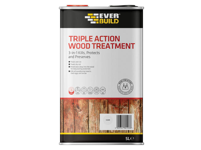 Everbuild Sika Triple Action Wood Treatment