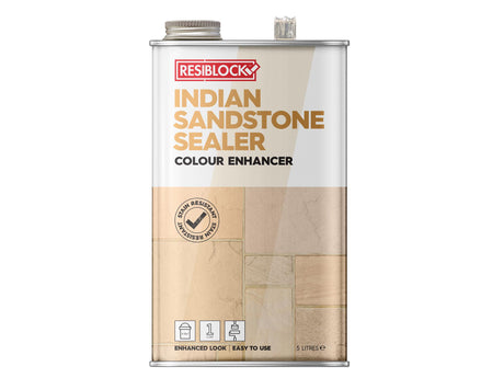 Everbuild Sika Resiblock Indian Sandstone Sealer Colour Enhancer 5 litre