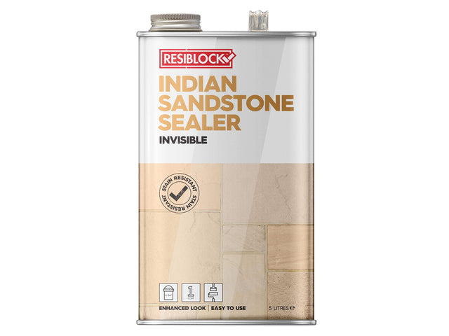 Everbuild Sika Resiblock Indian Sandstone Sealers Invisible 5 litre