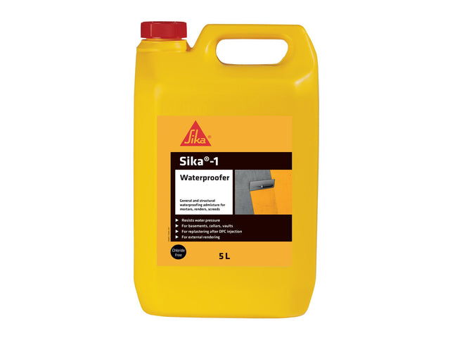 Everbuild Sika Sika-1 Waterproofer 5 litre