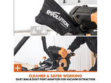 Evolution R255SMS-DB+PRO Mitre Saw + Blade