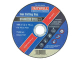 Faithfull Inox Cutting Disc