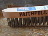 Faithfull Lightweight Scratch Brush, Four Row