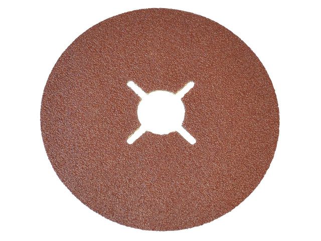 Faithfull Resin Bonded Sanding Discs 178 x 22mm 40G (Pack 25)