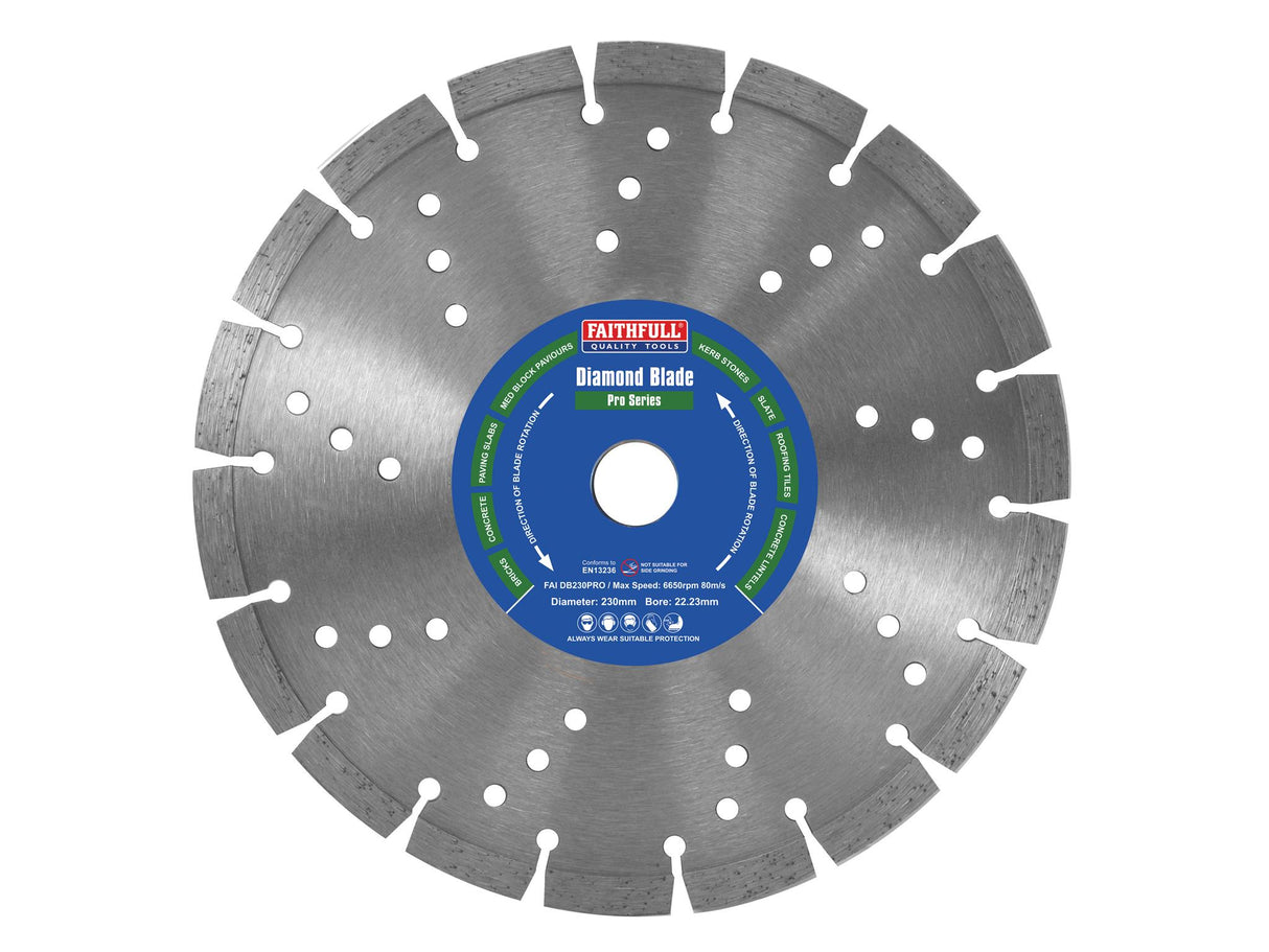 Faithfull Professional Diamond Blade