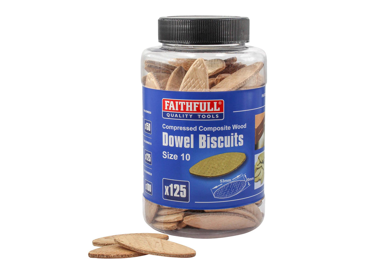 Faithfull Wood Dowel Biscuits