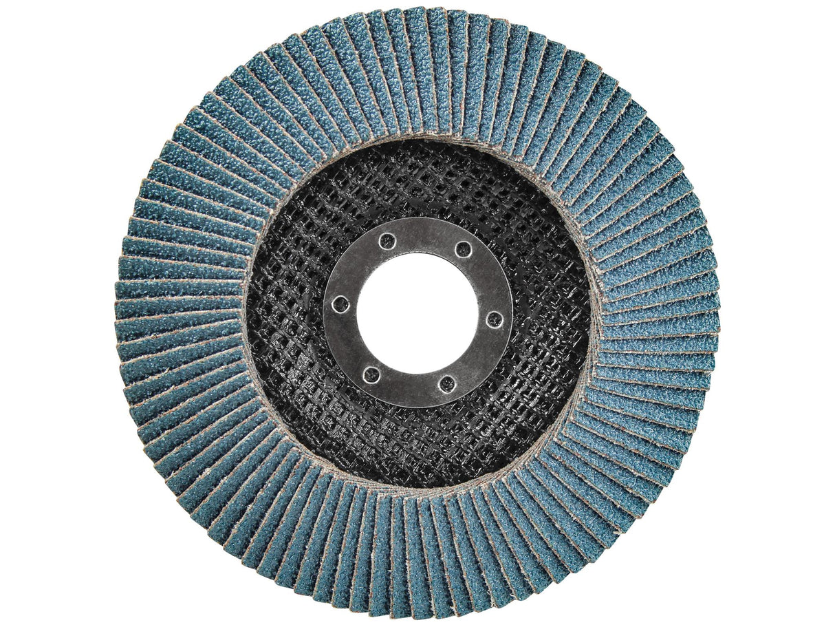 Faithfull Flap Disc Zirconia A120 115mm Jumbo
